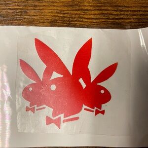 Playboy bunny vinyl decal